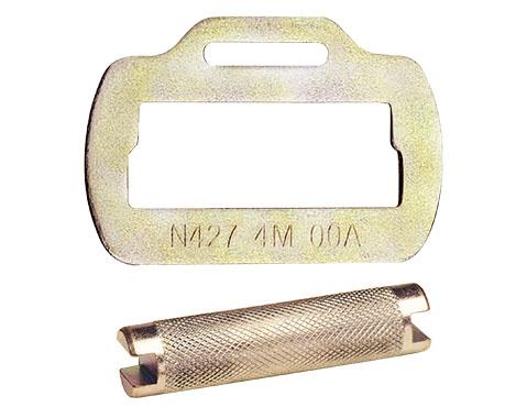 Adjuster Buckle with sliding bar adjuster