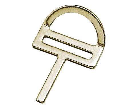 Stamped D-Ring, with bar