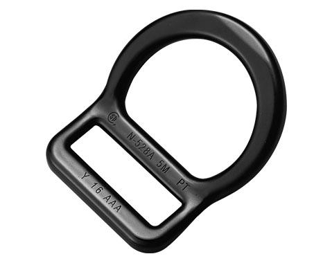 Overmolded Bent Alum D Ring