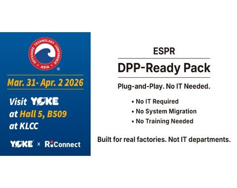 🌊 Get #DPP‑Ready at OTC Asia 2026 — without IT complexity